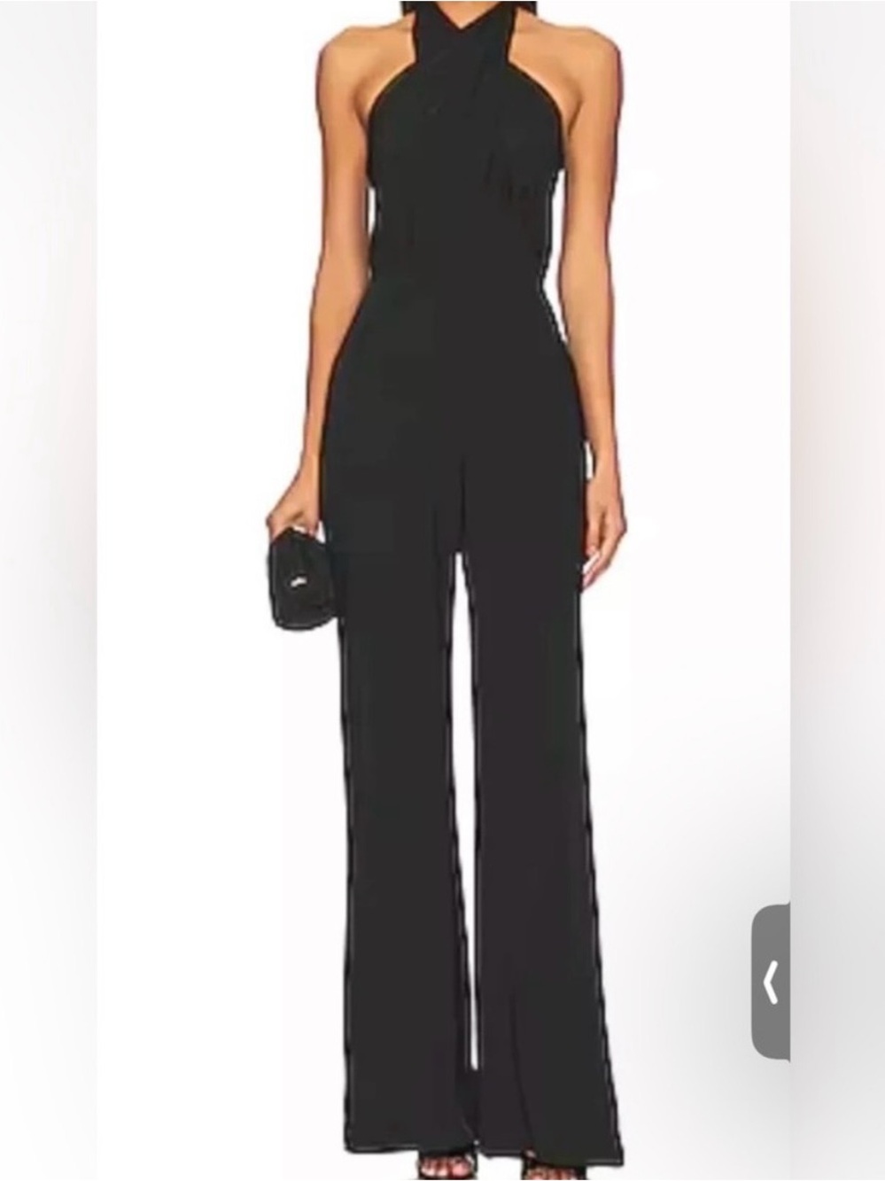 Lita by Ciara Halter Jumpsuit Black Size XXS